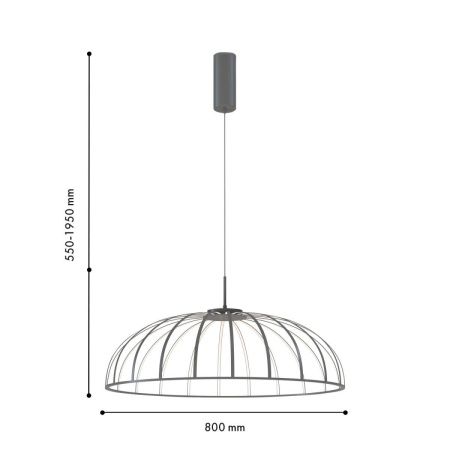 Люстра подвесная Favourite Vertex (Вертекс) 4285-8P