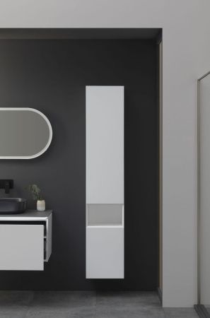 Шкаф-пенал Allen Brau Infinity 1.21009.WM 40х180 подвесной цвет белый