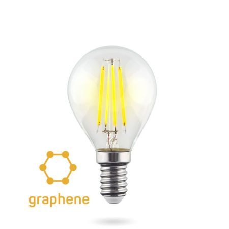 Лампа светодиодная Voltega Globe E14 9W Graphene 7136