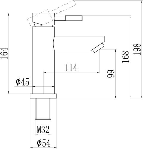Смеситель Savol S-SUS1002 на раковину/столешницу сатин - фото 2