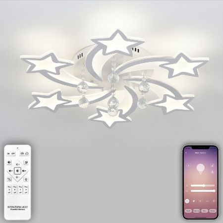 Люстра потолочная Natali Kovaltseva Star (Стар) LED LAMPS 81239