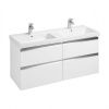 Тумба под раковину Roca The Gap ZRU9307637 120х50 подвесная цвет белый