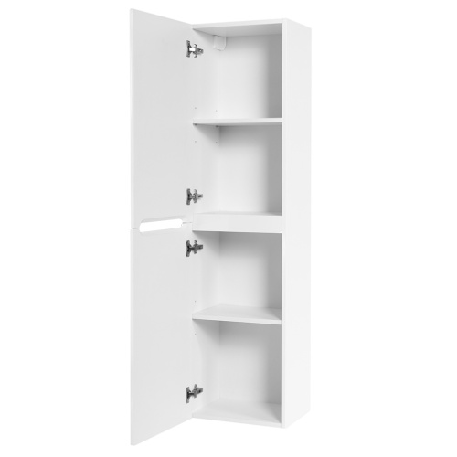 Шкаф-пенал BelBagno Etna ETNA-1500-2A-SC-BL-P-L 40х30х150 подвесной цвет белый - фото 4