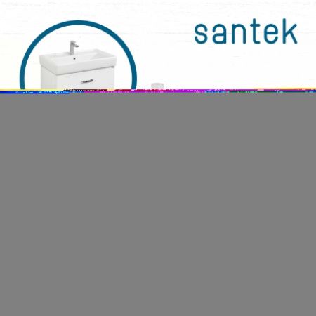 Раковина из сантехнического фарфора Santek Тигода WH302084 80х50 накладная цвет белый