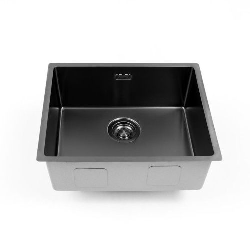 Кухонная мойка Grandex Aqua 5011363 54х44 цвет графит поверхность матовая - фото 2