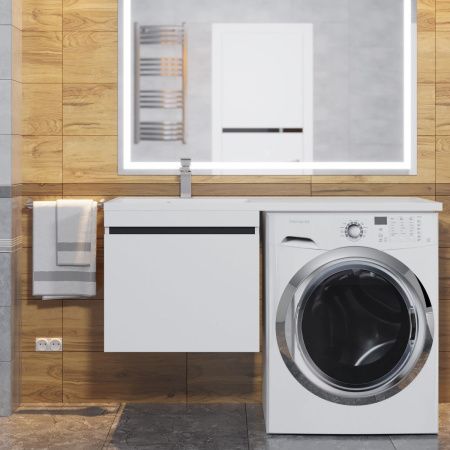 Тумба с раковиной Uperwood Magenta 51930205154 120х50 цвет белый