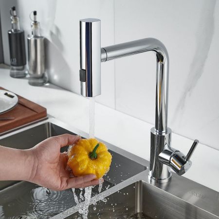 Смеситель для кухни Raffine F203 на мойку хром