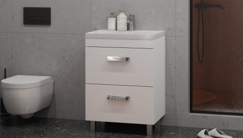 Тумба под раковину Velvex ORLANDO tnORL.60-211 60х45х80 напольная цвет белый - фото 3