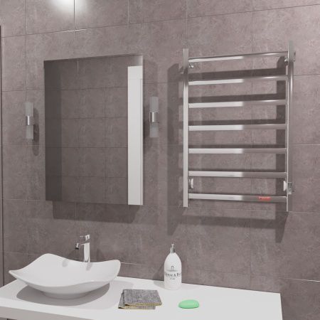 Полотенцесушитель электрический Тругор Пэк Пэк20кв/8050 55х80 хром