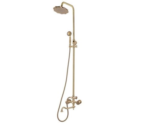 Душевая стойка Bronze de Luxe 10121DF/1 настенная цвет бронза - фото 2