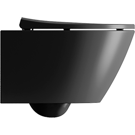 Чаша унитаза подвесная GSI Modo 981626_УЦ/3 цвет черный матовый без сиденья безободковая душевой смыв (царапина на ободке сверху)
