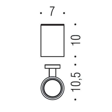 Стакан Colombo Plus W4902.HPS1