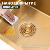 Кухонная мойка Splenka S706.7843.03 80х45 цвет золото поверхность матовая