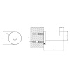 Крючок Gessi Tondo 63621#030