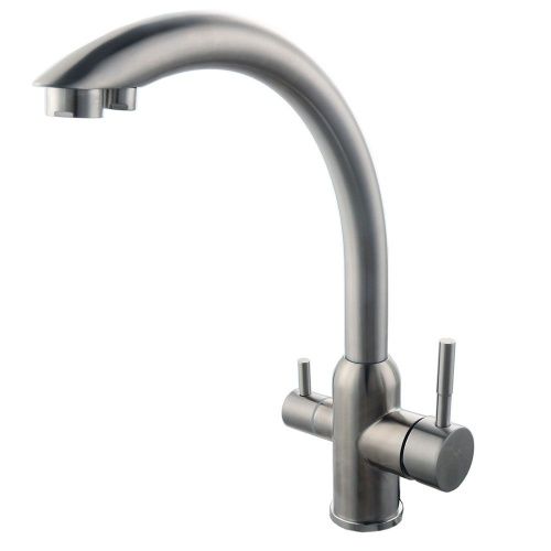 Смеситель для кухни Fashun A54309-A на мойку сатин - фото 2