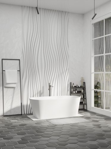 Ванна акриловая BelBagno BB716-1700-800 170х80 отдельностоящая овальная с ножками - фото 4
