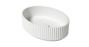 Раковина из искусственного камня Zenon Olympia 4000.000.000.000.39682 48х35 накладная цвет белый матовый