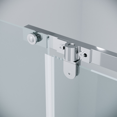 Душевая дверь Grossman Pragma 100.K33.03.110.10.00 110х195 стекло прозрачное профиль хром глянцевый