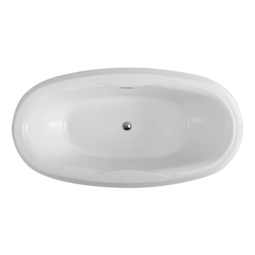 Ванна акриловая BelBagno BB502-1800-900 180х94 отдельностоящая овальная - фото 3