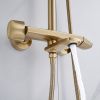 Душевая стойка Rose R3936G настенная цвет золото
