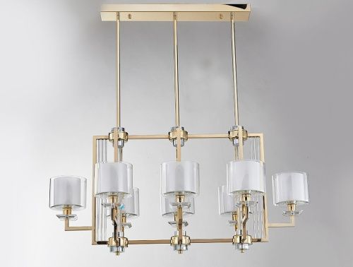 Люстра подвесная Newport 4400 4408/S gold - фото 2