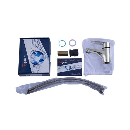 Смеситель Plstart PL1006 на раковину хром - фото 4