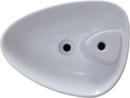 Раковина керамическая Allen Brau Infinity 4.21015.20 60х40 напольная цвет белый 1 отверстие под смеситель