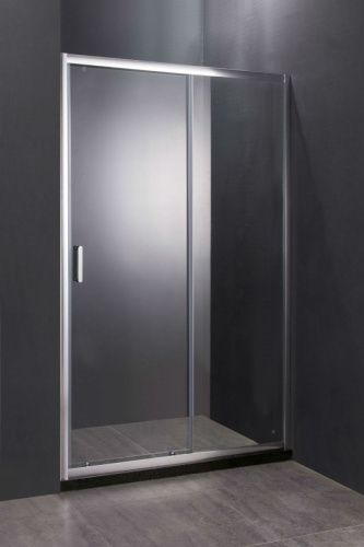 Душевая дверь Orange E02-140TCR 140х190 стекло прозрачное профиль хром