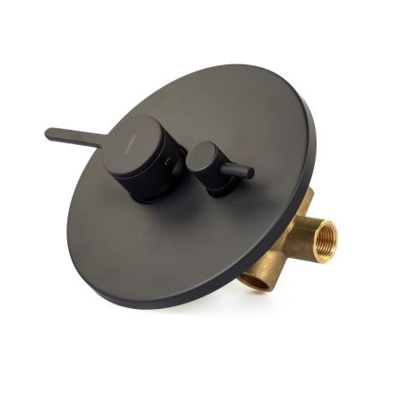 Смеситель Emmevi Filobrass 85029/NEO встраиваемый в стену черный