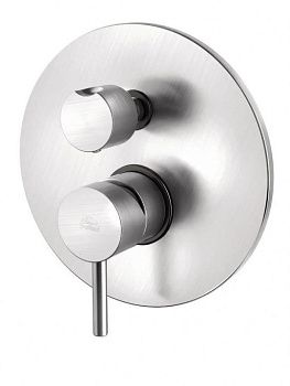 Смеситель для душа Paffoni Light LIG019ST встраиваемый в стену нержавеющая сталь