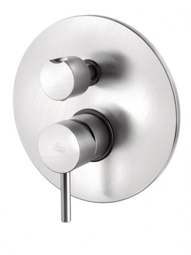 Смеситель для душа Paffoni Light LIG019ST встраиваемый в стену сталь
