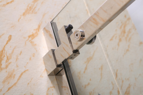 Душевой уголок Royal Bath RB8012B RB8012B-L 120х80 стекло прозрачное профиль хром глянцевый - фото 3