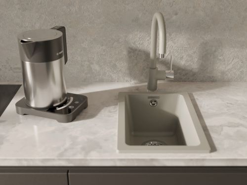 Смеситель для кухни Rivelato 9021203 topazio cromo на мойку хром/бежевый - фото 4