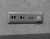 Комплект механизма компьютерной двойной розетки RJ-45 Ambrella Volt MA MA512110
