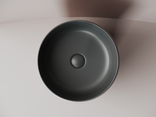 Раковина Ceramica Nova ELEMENT 36 см CN6073MDH накладная цвет темный антрацит матовый - фото 5