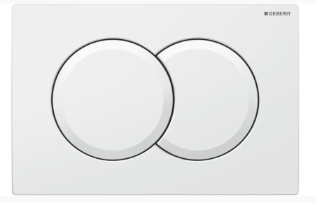 Клавиша смыва механическая Geberit Delta 115.107.11.1 цвет белый