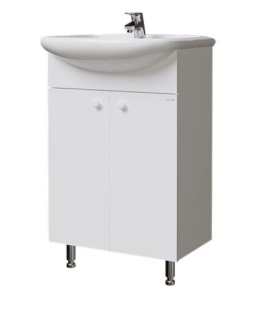 Тумба под раковину Grossman КРИТ-ЭКО 105005 50х30 напольная цвет белый