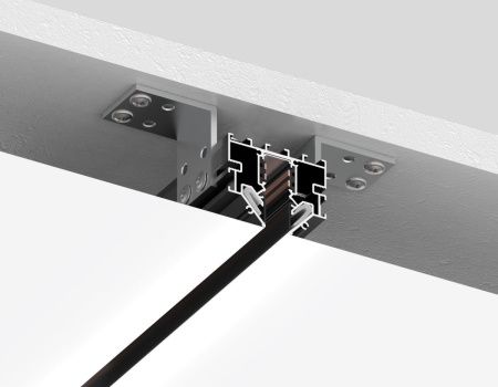 Шинопровод низковольтный для монтажа в натяжной потолок Ambrella Light Track System (Трацк Сыстем) GL1945