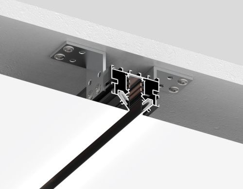 Шинопровод низковольтный для монтажа в натяжной потолок Ambrella Light Track System (Трацк Сыстем) GL1950 - фото 5