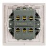 Переключатель 2-клавишный (механизм) Stekker Мия 50478