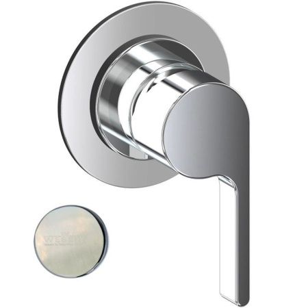 Смеситель для ванны и душа Webert DoReMi DR880101345 встраиваемый в стену никель