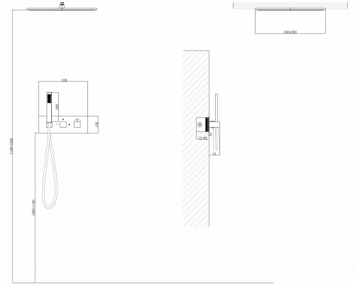Душевая система ABBER AF8255SP встраиваемая в стену - фото 3