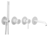 Смеситель для ванны Remer X Style X96S03ROXXBO встраиваемый в стену белый