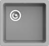 Кухонная мойка Rivelato BERKANA BK-45 grigio metallizzato 50х45 цвет серый