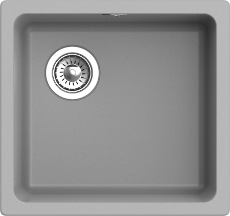 Кухонная мойка Rivelato BERKANA BK-45 grigio metallizzato 50х45 цвет серый