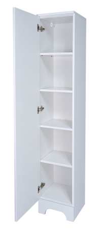 Шкаф-пенал Misty Лейла П-Лей0501-01Л 40х180 напольный цвет белый
