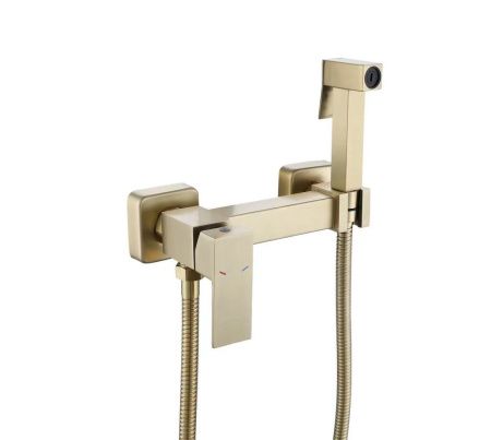 Гигиенический душ со смесителем Savol S-FXQ007C золото матовое