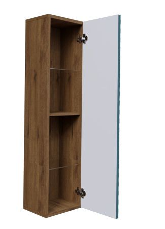 Шкаф-пенал Grossman Альба 303010 30х120 подвесной цвет зеленый/бежевый