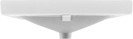 Раковина керамическая Aquanet Flash 00333266 61х47 полувстраиваемая цвет белый 1 отверстие под смеситель