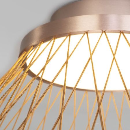 Люстра потолочная Eurosvet Cesta (Цеста) 40019/1 LED коричневый